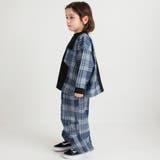 先染めチェックデニム切り替え長袖Tシャツ | ブランシェス | 詳細画像5 