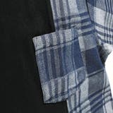 先染めチェックデニム切り替え長袖Tシャツ | ブランシェス | 詳細画像9 