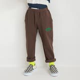 ブラウン | 【ブランシェスmini】やわらかカットロングパンツ | ブランシェス