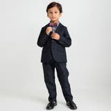 フォーマル3点セット(ネイビーロングパンツ)ネイビージャケット+ロングパンツ+ギ… | ブランシェス | 詳細画像4 