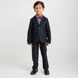 ネイビーブルー | フォーマル3点セット(ネイビーロングパンツ)ネイビージャケット+ロングパンツ+ギ… | ブランシェス