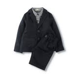 フォーマル 3点セット(ネイビー ハーフパンツ)ジャケット+ハーフパンツ+ギンガ… | ブランシェス | 詳細画像2 