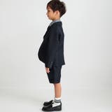 フォーマル 3点セット(ネイビー ハーフパンツ)ジャケット+ハーフパンツ+ギンガ… | ブランシェス | 詳細画像6 