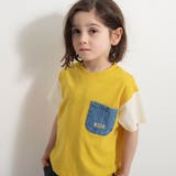 ミックス | デニムポケット付半袖Tシャツ | ブランシェス