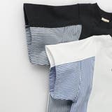異素材切り替え半袖Tシャツ | ブランシェス | 詳細画像10