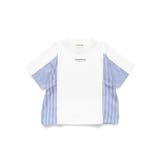 異素材切り替え半袖Tシャツ | ブランシェス | 詳細画像2