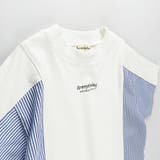 異素材切り替え半袖Tシャツ | ブランシェス | 詳細画像8
