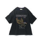 ブラック | ギザギザ刺繍 半袖Tシャツ | ブランシェス