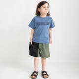 ピグメント加工/ロゴアップリケ半袖Tシャツ 春 トップス | ブランシェス | 詳細画像2 