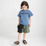 ピグメント加工/ロゴアップリケ半袖Tシャツ 春 トップス | ブランシェス | 詳細画像3 