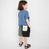 ピグメント加工/ロゴアップリケ半袖Tシャツ 春 トップス | ブランシェス | 詳細画像5 