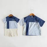 【おそろい】異素材切り替え半袖Tシャツ 春 トップス | ブランシェス | 詳細画像10 