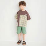 【おそろい】異素材切り替え半袖Tシャツ 春 トップス | ブランシェス | 詳細画像13 