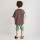 【おそろい】異素材切り替え半袖Tシャツ 春 トップス | ブランシェス | 詳細画像16 