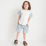 【おそろい】レモン＆フラワー総柄刺しゅう切替半袖Tシャツ 春 トップス | ブランシェス | 詳細画像3 