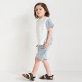 【おそろい】レモン＆フラワー総柄刺しゅう切替半袖Tシャツ 春 トップス | ブランシェス | 詳細画像5 