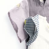 【おそろい】レモン＆フラワー総柄刺しゅう切替半袖Tシャツ 春 トップス | ブランシェス | 詳細画像9 