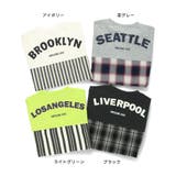 異素材切り替え半袖Tシャツ/チェック/ストライプ/バイカラー/男の子 | ブランシェス | 詳細画像16 