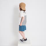 異素材切り替え半袖Tシャツ/チェック/ストライプ/バイカラー/男の子 | ブランシェス | 詳細画像5 
