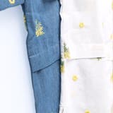 【おそろい】ミモザ刺繍5分袖シャツ | ブランシェス | 詳細画像18