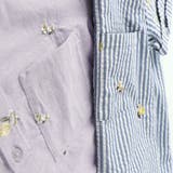【おそろい】レモン&フラワー総柄刺しゅう半袖シャツ 春 トップス | ブランシェス | 詳細画像12