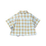 【おそろい】ぽこぽこ／サッカーチェック柄半袖シャツ 春 トップス | ブランシェス | 詳細画像15 