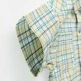 【おそろい】ぽこぽこ／サッカーチェック柄半袖シャツ 春 トップス | ブランシェス | 詳細画像4 