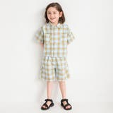 【おそろい】ぽこぽこ／サッカーチェック柄半袖シャツ 春 トップス | ブランシェス | 詳細画像9 