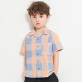 ピンク | 【おそろい】ブロック チェック半袖シャツ/綿100%/ペア/リンク コーデ | ブランシェス