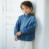 スタンドカラー配色デニムジャケット | ブランシェス | 詳細画像3 