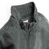 スタンドカラー配色デニムジャケット | ブランシェス | 詳細画像9 