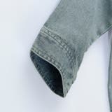 デニム切り替え長袖Tシャツ | ブランシェス | 詳細画像9 