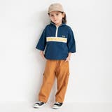【ドライメッシュ】ハーフジップ7分袖Tシャツ | ブランシェス | 詳細画像3 