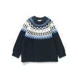 幾何学柄ニット キッズ 男の子 | ブランシェス | 詳細画像16 