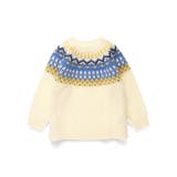 幾何学柄ニット キッズ 男の子 | ブランシェス | 詳細画像2 