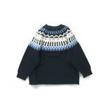 幾何学柄ニット キッズ 男の子 | ブランシェス | 詳細画像23 