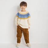幾何学柄ニット キッズ 男の子 | ブランシェス | 詳細画像3 