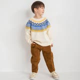 幾何学柄ニット キッズ 男の子 | ブランシェス | 詳細画像5 