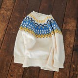 幾何学柄ニット キッズ 男の子 | ブランシェス | 詳細画像9 