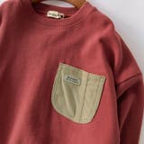 【デニム/異素材ポケット付】裏毛トレーナー | ブランシェス | 詳細画像18 