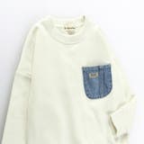 【あったか デニム ポケット付】裏起毛トレーナー | ブランシェス | 詳細画像2 