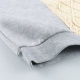 ケーブルニット切替 裏起毛トレーナー キッズ | ブランシェス | 詳細画像21 