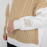 ケーブルニット切替 裏起毛トレーナー キッズ | ブランシェス | 詳細画像7 