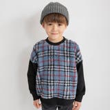 ブラック | ボア切替 裏起毛トレーナー キッズ | ブランシェス