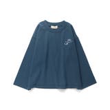ネイビーブルー | ワンポイント刺繍長袖Tシャツ ロンT/男の子/女の子/150cm/2WAY | ブランシェス