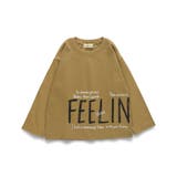 71:キャメルA_手書き風ロゴ | アソートグラフィック長袖Tシャツ ロンT 男の子 | ブランシェス