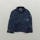 【おそろい】きんもくせい刺しゅう長袖シャツ | ブランシェス | 詳細画像2 