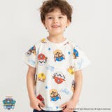 アイボリー | 総柄プリント半袖Tシャツ パウパト パウパトロール | ブランシェス