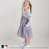 ライトグレー | スタジャン風ロングワンピース | ブランシェス