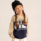 ベージュ | 【FILA フィラ別注】切り替えトレーナー 150cm | ブランシェス